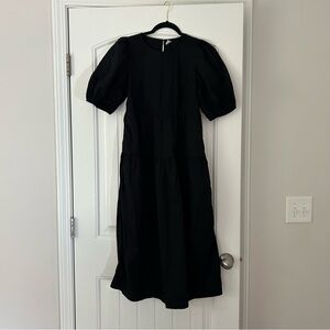 Woman’s Black Tiered Dress